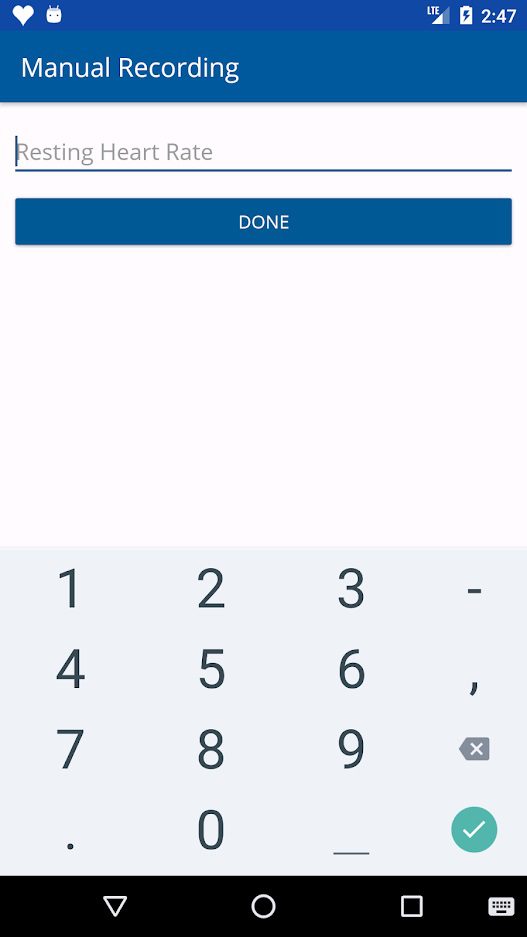 recovery heart rate mobile application